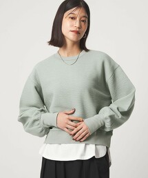 ＜at ease＞蓬鬆緹花上衣