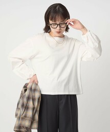 抓皺泡泡長袖上衣