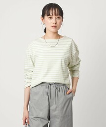 橫條紋長袖上衣