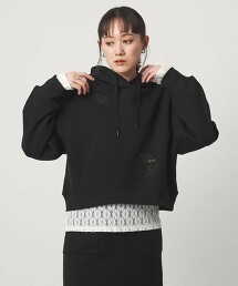 ＜at ease＞刺繡連帽上衣