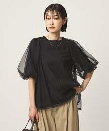 薄紗2WAY上衣