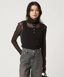 薄紗2WAY上衣 日本製