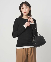 天竺仿層次圓領上衣 日本製