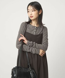 【特別訂製】＜PROTAGONISTA＞亨利領長袖T恤