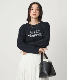 ＜at ease＞圖案長袖T恤