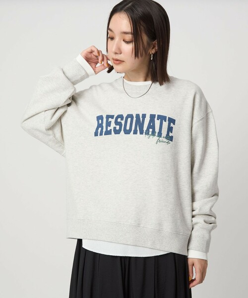 ＜at ease＞LOGO運動衫