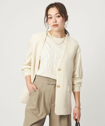 拼色圖案長袖T恤