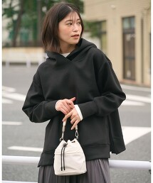 ＜at ease＞瓦楞連帽衫