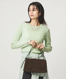 羅紋圓領針織上衣