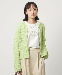 網眼針織2WAY上衣