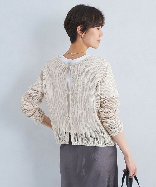 網眼2WAY針織衫