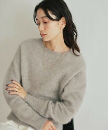 【結論系列】柔軟觸感絨毛針織衫