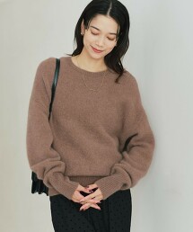 【結論系列】柔軟觸感絨毛針織衫