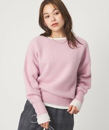 【結論系列】柔軟觸感絨毛針織衫