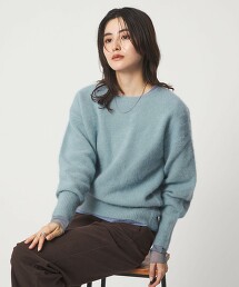 【結論系列】柔軟觸感絨毛針織衫