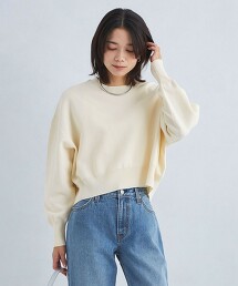 泡泡袖針織上衣