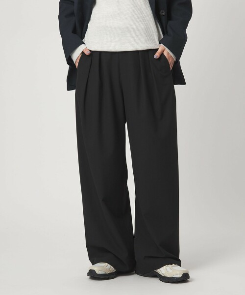 ＜at ease＞抗UV 萬能彈性西裝褲