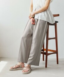 【結論系列】乾爽寬版美腿長褲 