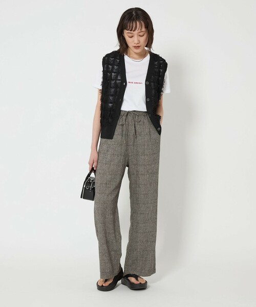 BREEZE LINEN 亞麻寬褲｜green label relaxing｜UNITED ARROWS