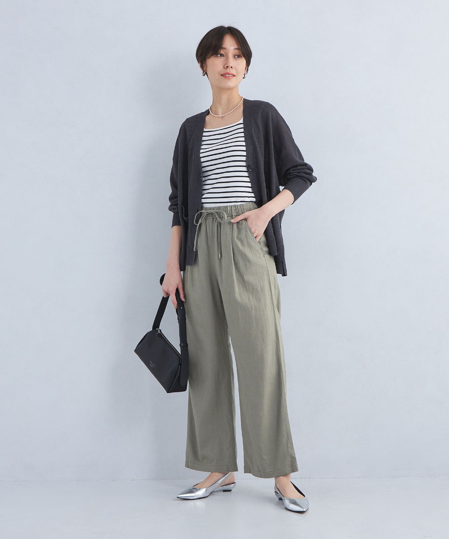 BREEZE LINEN 亞麻寬褲｜green label relaxing｜UNITED ARROWS