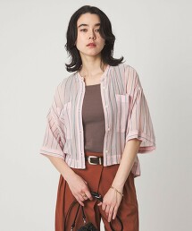 口袋條紋襯衫