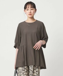 空氣感澎袖罩衫