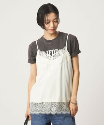 蕾絲V領吊帶背心