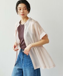 【結論系列】抓皺收腰罩衫