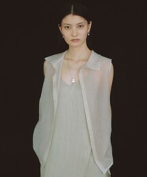 ＜SEASONAL COLLECTION＞透膚2WAY罩衫