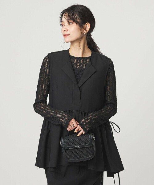 【特別訂製】＜PROTAGONISTA＞2WAY 無袖罩衫