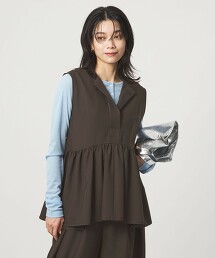 【特別訂製】＜PROTAGONISTA＞2WAY 無袖罩衫