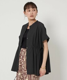 收腰開襟襯衫