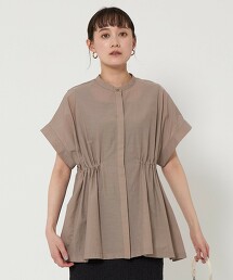 收腰開襟襯衫