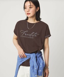＜at ease＞刺繡上衣