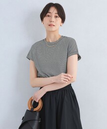 亮澤連肩袖T恤