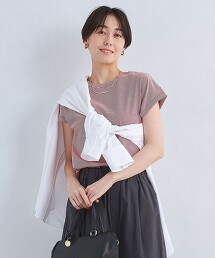 亮澤連肩袖T恤