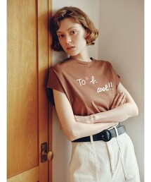【預購】＜To b. by agnes b.聯名＞LOGO法式袖T恤