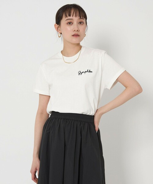<Gymphlex>短袖刺繡T恤