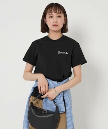 ＜Gymphlex＞短袖刺繡T恤