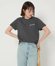 ＜Gymphlex＞短袖刺繡T恤