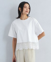 薄紗刺繡上衣