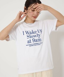 ＜at ease＞LOGO印花T恤