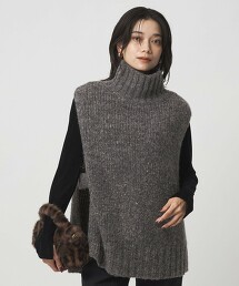 ＜SEASONAL COLLECTION＞粗針針織背心