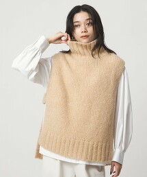＜SEASONAL COLLECTION＞粗針針織背心