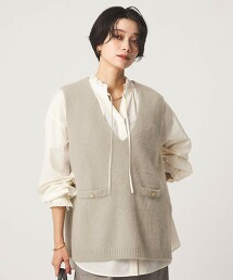 絨毛針織背心
