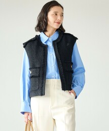 ［size SHORT有］粗呢背心