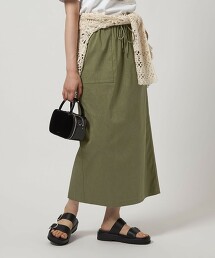 萬能混亞麻窄裙