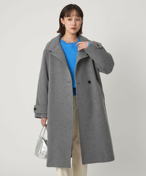 SENTDALE WOOL 立領長版大衣