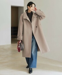 SENTDALE WOOL 立領長版大衣