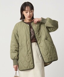 防潑水 正反兩用絎縫短外套